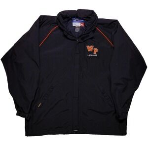BOATHOUSE Winter Park High School Wildcats Lacrosse Jacket Made USA Black XL‎